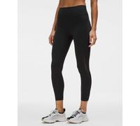 lululemon - Women's Wunder Train Mesh Panel High-Rise Tight Leggings - 25" - Color Black - Size 4