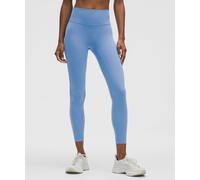 lululemon - Women's Wunder Train Mesh Panel High-Rise Tight Leggings - 25" - Color Blue - Size 18