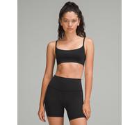 lululemon - Women's Wunder Train Strappy Racer Sports Bra Light Support, A/B Cup - Color Black - Size 14