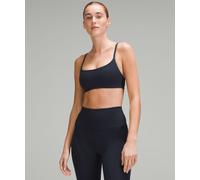 lululemon - Women's Wunder Train Strappy Racer Sports Bra Light Support, A/B Cup - Color Blue - Size 8