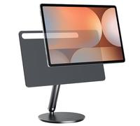 LULULOOK 360 Rotating Magnetic Stand for Samsung Galaxy Tab S10 Plus/S9 Plus/S8 Plus/S7 Plus 12.4 inch, Foldable Desktop Stand Aluminium for Galaxy Tab S10+/S9+/S8+/S7 FE/S7+