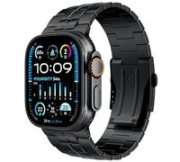 LULULOOK Grade 2 Titanium Strap for Apple Watch, Ultra-Lightweight, DLC Scratch-Resistant, Adjustable Strap for Apple Watch Ultra 3 2, S11 10 S9 S8 SE SE2 (49/46/45/44mm)