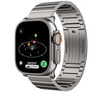 LULULOOK Premium Titanium Band for Apple Watch Ultra 2/Ultra 49mm - DLC Coated Ultra-Durable Scratch-Resistant Adjustable Strap with Secure Foldover Clasp | Men's Replacement Watch Band