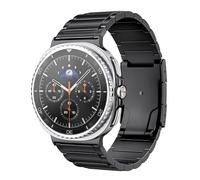 LULULOOK Titanium Strap for Samsung Galaxy Watch 8 40mm 44mm & 8 Classic 46mm 2025, Adjustable Titanium Metal Watch Band Strap with Removal Tool, Folding Clasp for Men Women