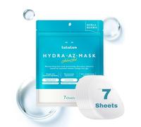 Lululun Hydra-AZ Pore Refining Sheet Mask with Azelaic Acid, Mandelic Acid & Hyaluronic Acid - Soothing Hydration, Redness Relief, Daily Facial Treatment for Sensitive Skin, Japanese Skincare, 7
