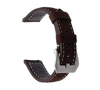 LULUMAIC 22mm Italian Watchband with Quick Release Spring Bar Men Watch Wrist Strap Vintage Crazy Horse Watch Bracelet