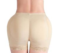 LULUMAIC Butt Enhancer Underwear Body Shaper for Women Booty Shorts for Women Beige Large