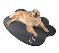 LULUMAIC Dog Cooling Mat, Pet Cooling Mats for Dogs, Washable Ice Silk Self Cool Pad Pet Cool Mats for Dog And Cat in Summer Crate Kennel Bed Sofa Floor Car Seat,Dark Gray,17.7x23.6in