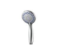 LULUMAIC Hand Showers, 1 Piece Chrome Shower Head 3 Mode Function Spray Anti-Limescale Handheld Shower for Home Bathroom Water Saving Accessories Shower Heads