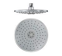 LULUMAIC Handheld Showers, with 3 Modes, Chrome Heads, Round ABS, Large Rain High Pressure, Ultra Thin, Fixed Shower Head, Universal Thread G1/2 Inch