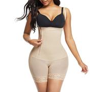 LULUMAIC High Women Slimming Adjustable Hooks And Zipper Tummy Control Trimmer Shapewear S-6XL