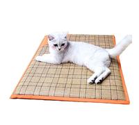 LULUMAIC Pet Cool Mat Cool Dog Mat Cooling Pad Dog Bed Mat Outdoor Travel pet Cushion for Puppy&Cats (color : Orange, Size : M)
