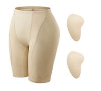 LULUMAIC Seamless Shapewear for Women Butt Lifter Panties Fake Hips Waist Trainer for Women Under Clothes Beige Large