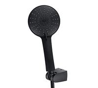 LULUMAIC Shower Head with Handheld, Handheld Shower Head Set High Pressure ABS Handheld Shower Sprayer with 3 Spray Settings, Black Universal Hand Held Showerhead Set with 59" Stainless Steel