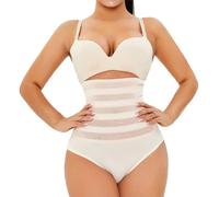 LULUMAIC Thong Slim Tummy Women Butt Lifter Shapewear Hi-Waist Panty Waist Trainer Body Breathable Wicking