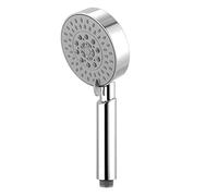 LULUMAIC with Handheld, Shower Multi-Layered Electroplated 5 Function Head Round ABS Nozzle Filter Showerhead