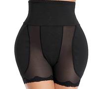 LULUMAIC Women Shaper Tummy Control Butt Lift Shapewear Fake Hips Butt Lift Shapewear Black X