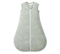 LULUMONKEY Baby Sleeping Bag 1.5 Tog 0-6 Months, 100% Cotton Newborn Sleep Sack Baby Wearable Blanket, Leaves