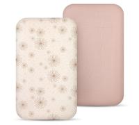 lulumoon Muslin Bassinet Sheets Baby: Cotton Bedside Sleeper Bassinet Sheets Fitted for Boys and Girls