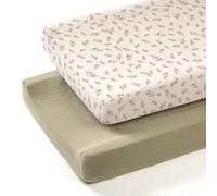 lulumoon Muslin Changing Pad Covers: Baby Cotton Changing Table Covers - Soft Changing Pad Sheets for Boys Girls