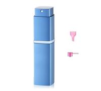 Lulupack 20ml Square Perfume Atomizer, Travel Cologne Spray Bottle, Mini Empty Sprayer Dispenser (Blue, 1PCS)