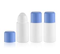 Lulupack Roller Ball for Essential Oils: Deodorant Roll on Bottles - Refillable Applicator Containers - 3PCS 2.5oz