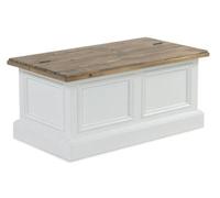 Lulworth White Reclaimed Pine Storage Coffee Table