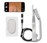 Luma 1 Visual Blackhead Remover Tweezers with Camera - Pimple Popper Tool with Camera 20x Magnification, 1080P, 8 LED Lights, Penguin Design Non-Magnetic Tweezers, Pore Cleaner