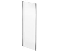 Luma 8 Shower Enclosure Side Panel | Chrome | Glass/Aluminium | 760mm