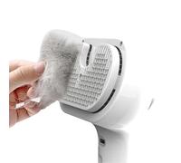 Luma Essentials Dog Brush, Luma Essentials Pet Brush, Skin Friendly Deshedding Grooming Tool for Dogs & Cats, Pet Hair Brush for Long & Short Hair, Reduces Shedding by 95% (White)