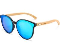 Luma Eyewear Mousehole Wood Cat-Eye Ladies Sunglasses - - Size: ONESIZE