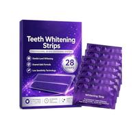 Lumadove Teeth Whitening Strips,Purple Teeth Whitening Strips Treatments - Safe for Enamel - Non Sensitive Teeth Whitening - Whitening Without Any Harm (Purple, 1box)
