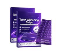 Lumadove Teeth Whitening Strips,Purple Teeth Whitening Strips Treatments - Safe for Enamel - Non Sensitive Teeth Whitening - Whitening Without Any Harm (Purple, 2box)