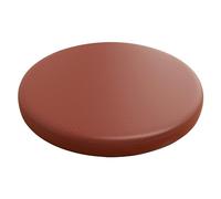 LumaGrove Round Leather Chair Cushion, Soft Memory Foam Seat Cushion Office Kitchen Dining Chair Pads with Non-Slip Backing, Home Decor Cushion with Removable Zipper Cover(Red,30x30cm(12x12inch))
