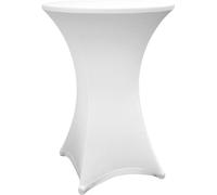 Lumaland 10 x High Quality Bar Table Covers 80-85 cm, Oeko-Tex Certificate, Stretch Table Cover, Quick-Drying, Cover with Reinforcement in the Foot Area, Washable, Easy to Clean and Durable