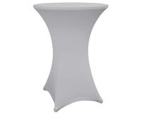 Lumaland 2 x Bar Table Covers 70-75 cm, Oeko-Tex Certificate, Stretch Table Cover, Quick-Drying, Cover with Reinforcement in the Foot Area, Washable, Easy to Clean and Durable