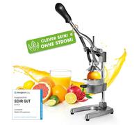 Lumaland Professional Manual Juicer cast iron Orange Juice Extractor With Hand Press Gear Citrus Juicer 6,5 Kg