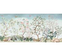 Lumalea - Bird Garden Panoramic Wallpaper - Width 325 cm x Height 150 cm