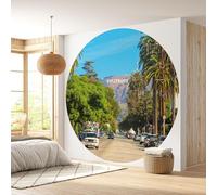Lumalea - Hollywood round/circle wallpaper - Standard Paper 170 g Washable - Diameter 250 cm