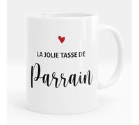 Lumalea Mug - Personalised Mug - The Pretty Godfather Mug - Pink Mug