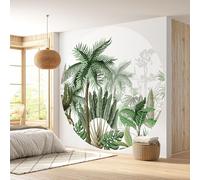 Lumalea - Rainforest round/circle wallpaper - Premium Paper 185g Washable - Diameter 240cm