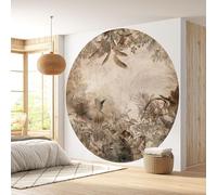 Lumalea - Rainforest round/circle wallpaper - Premium Paper 185g Washable - Diameter 60cm