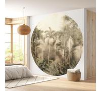 Lumalea - Rainforest round/circle wallpaper - Standard Paper 170 g Washable - Diameter 60 cm