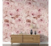 Lumalea - XL wallpaper floral pattern - Standard paper 130gr8 LÉS 65x260 cm - Surface L 520 x H 260 cm