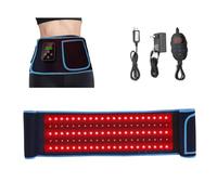 Lumalean Pro Red Light Therapy Belt - Infrared Light Therapy Belt for Waist, Belly & Back Comfort, Adjustable Luma Lean Pro Belt, Body Wraps, Lightweight, Non-Rechargeable - Black