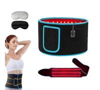 Lumalean Pro Slimming Belt, Adjustable Nomend Weight Loss Belt Red Light, Lumalean Pro Red Light Therapy Belt, Skin Tightening and Body Shaping for Back, Shoulder, Arm (Blue)