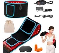 Lumalean Pro Slimming Belt, Nomend Weight Loss Belt Red Light, Adjustable Cordless Belt, Tighten Loose Skin and Firm Your Waist, Skin Tightening and Body Shaping, for Waist, Thigh, Arms Etc