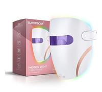 Lumamask LED Light Therapy by Project E Beauty | 7 LED Colors | Anti-Aging Skincare | Reduce Fine Lines & Wrinkles | Skin Tightening | Lightweight & Wireless
