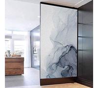 Lumanduo Privacy Window Film Marble Texture Decorative Stained Glass Siding Glass Door Shade Film Stickers Window Treatments Window Coverings Glass Sticker 19.7"x47.2"(50x120cm)