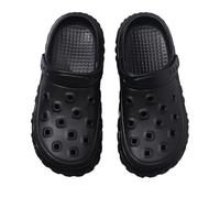 LumaTide Men Slides Light Support Sandals Shore-to-Hallway Wear Balanced Texture Base, Black, 8-9